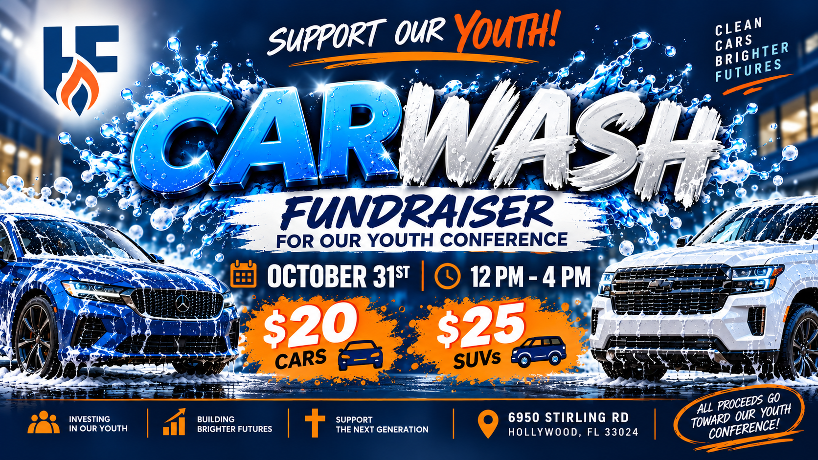 Car Wash Fundraiser — Support Our Youth!