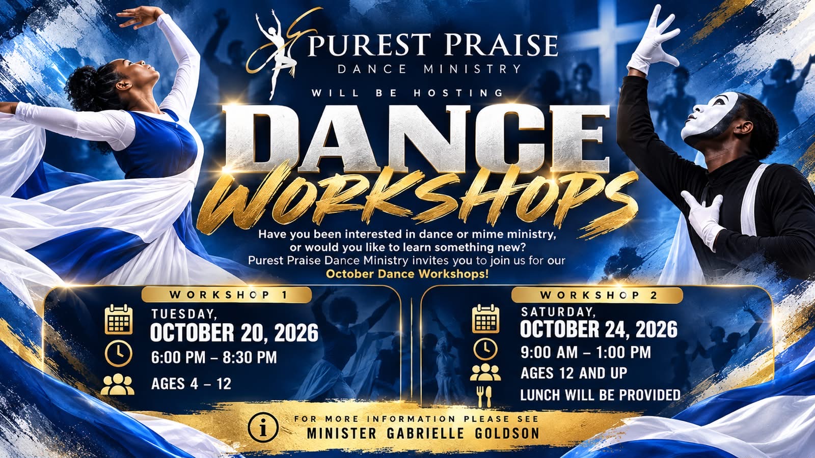 Purest Praise Dance Workshops